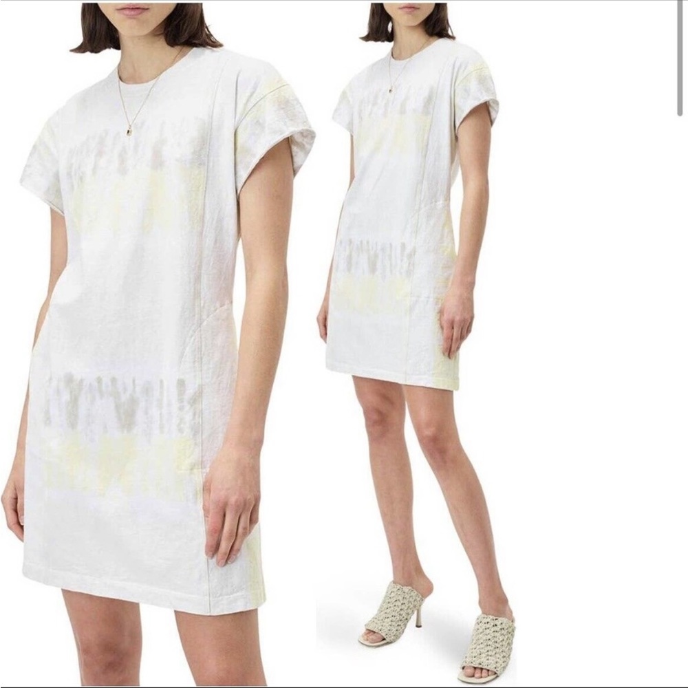 John Elliott Agate Geode Reconstructed Tie Dye Dress Small